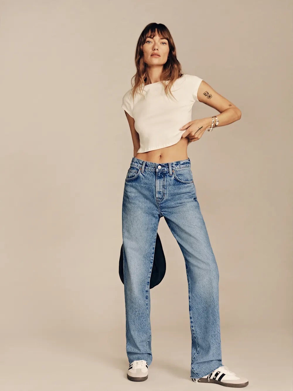 Reformation Val 90s Mid Rise Straight Jeans - Picture 4 of 8